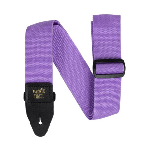 Ernie Ball EB5378 Correa Guitarra/Bajo Polypro Violeta
