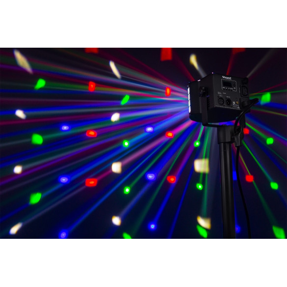 BeamZ DERBYSTROBO Efecto disco LED con DMX