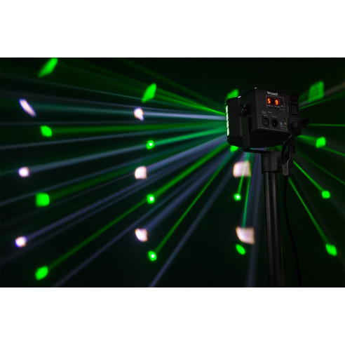 BeamZ DERBYSTROBO Efecto disco LED con DMX