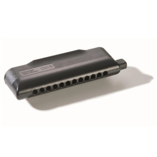 Armonica Cromatica Hohner CX-12 Black modelo 7545/48 de 48 voces con afinación en SOL.