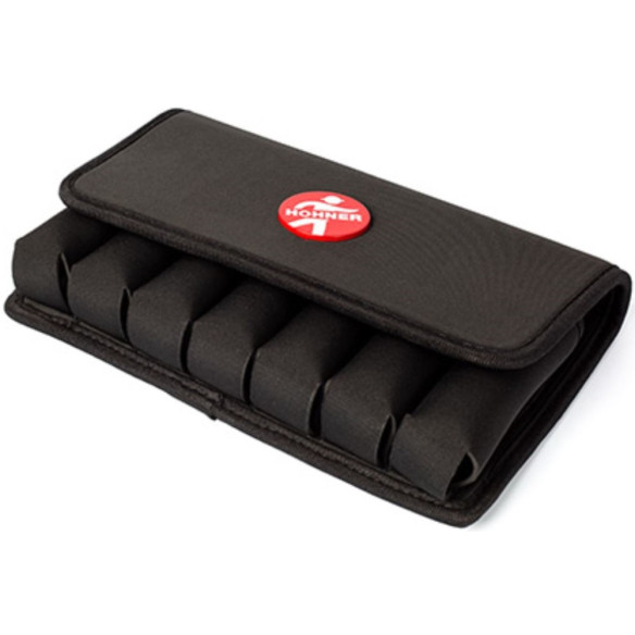 Estuche para el transporte de armónicas Hohner Flexcase M, para 7 armónicas diatónicas.