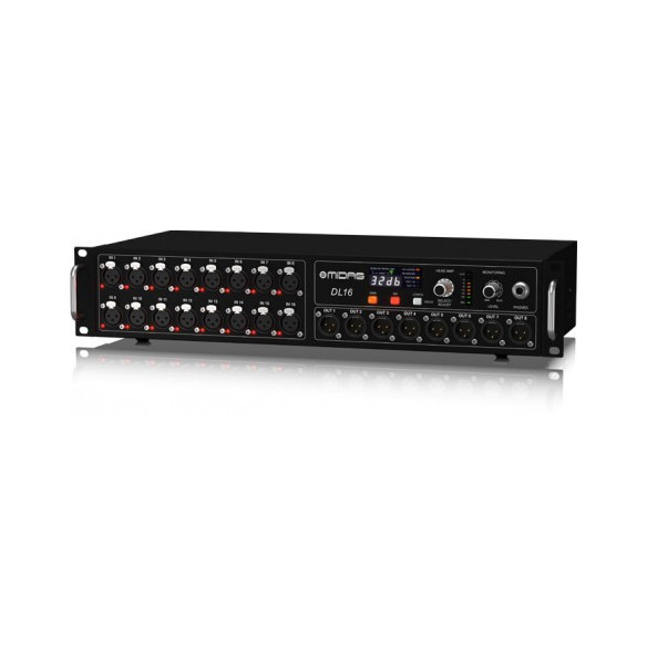 Midas DL16 Interface I/O 16 Rack escenario 16 Canales