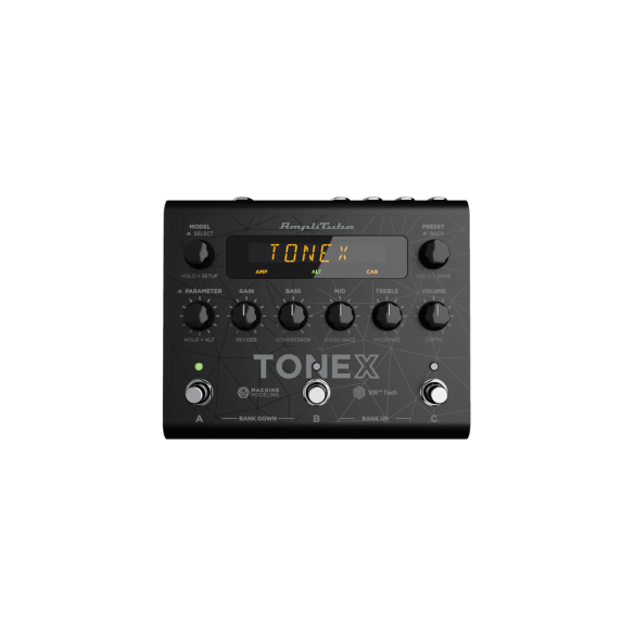 IK Multimedia PEDAL TONE X Pedal Stompbox de amplificación y distorsión