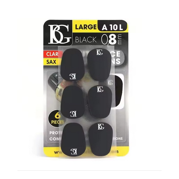 BG A10L Bolsa 6 Compensadores 0.8mm Grande/Negro BG A10L Bolsa 6 Compensadores 0.8mm Grande/Negro