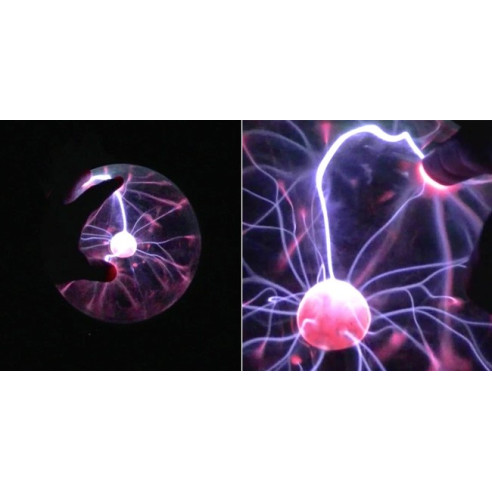 Max PLB20 Bola de Plasma 20CM Efecto de Luz