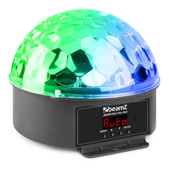BeamZ JB90R MINI STAR BALL DMX LED 9 colores efecto Luz