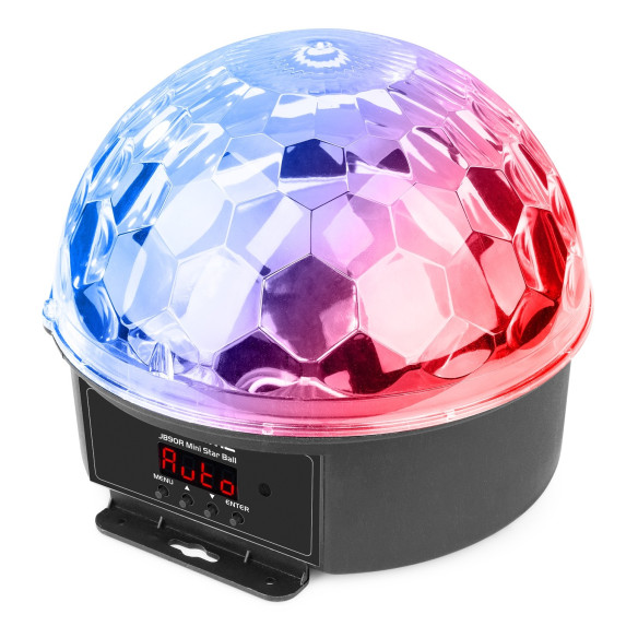 BeamZ JB90R MINI STAR BALL DMX LED 9 colores efecto Luz