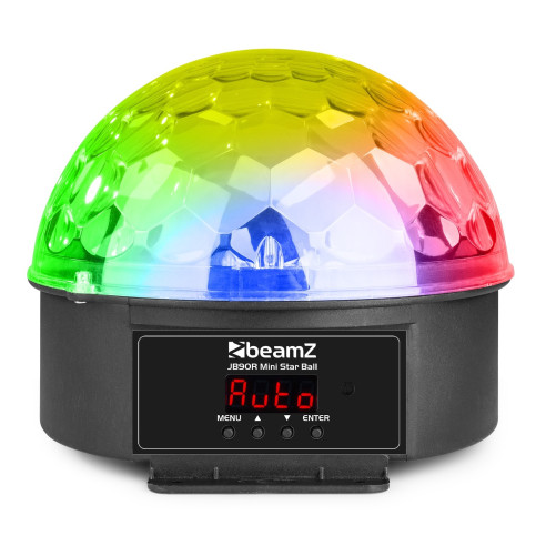 BeamZ JB90R MINI STAR BALL DMX LED 9 colores efecto Luz