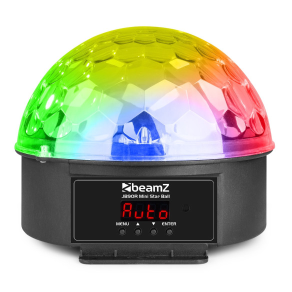 BeamZ JB90R MINI STAR BALL DMX LED 9 colores efecto Luz
