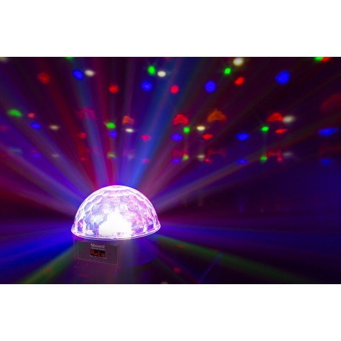 BeamZ JB90R MINI STAR BALL DMX LED 9 colores efecto Luz