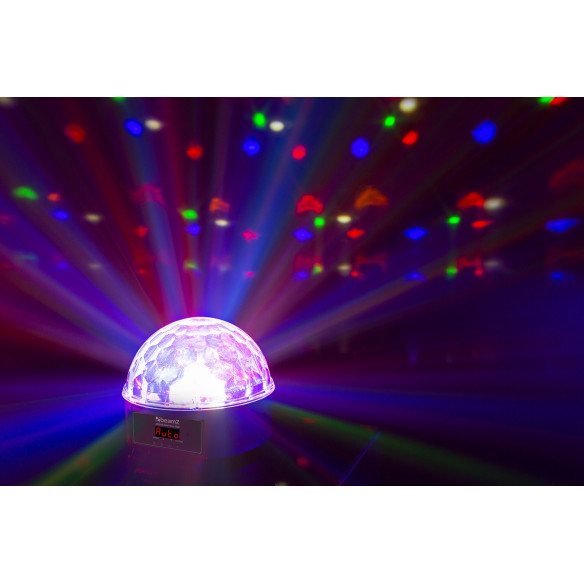 BeamZ JB90R MINI STAR BALL DMX LED 9 colores efecto Luz