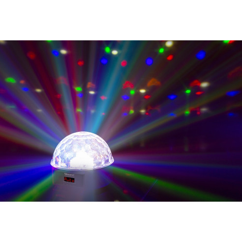 BeamZ JB90R MINI STAR BALL DMX LED 9 colores efecto Luz