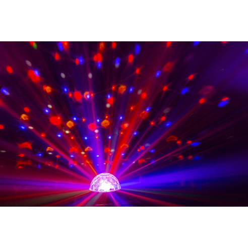 BeamZ JB90R MINI STAR BALL DMX LED 9 colores efecto Luz