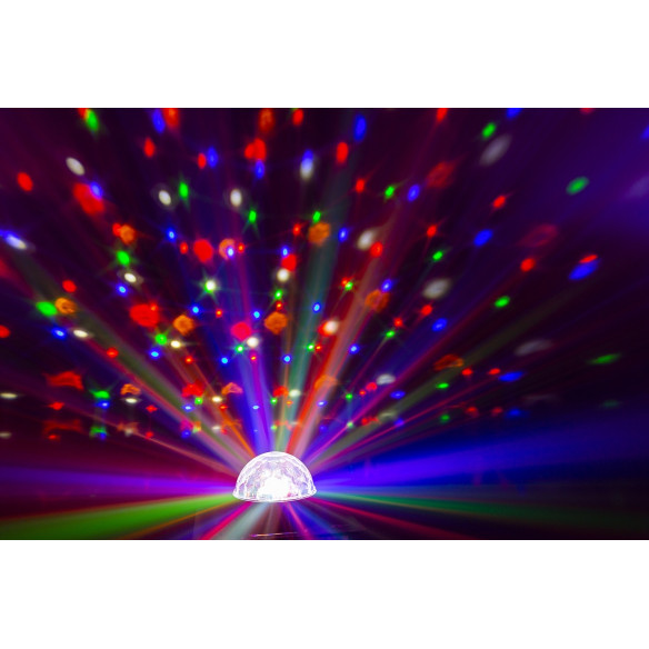 BeamZ JB90R MINI STAR BALL DMX LED 9 colores efecto Luz