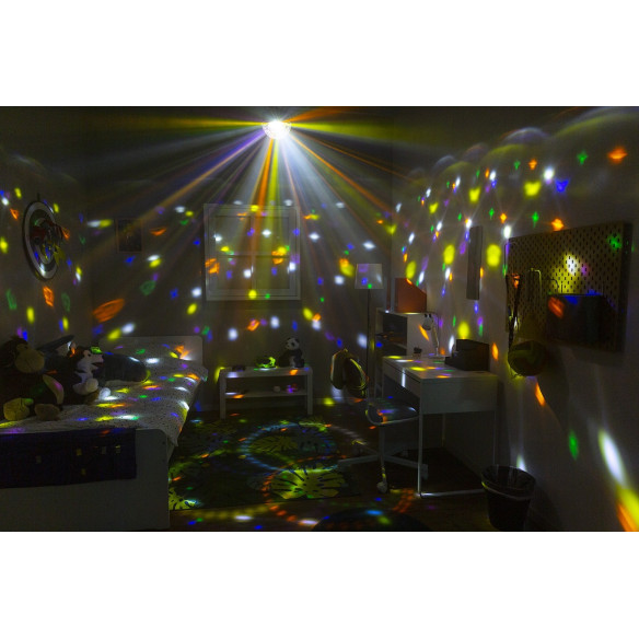 BeamZ JB90R MINI STAR BALL DMX LED 9 colores efecto Luz