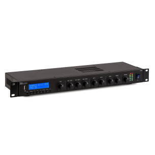 Power Dynamics PDC90 Reproductor multimedia con amplificador DAB, Bluetooth, USB y MP3
