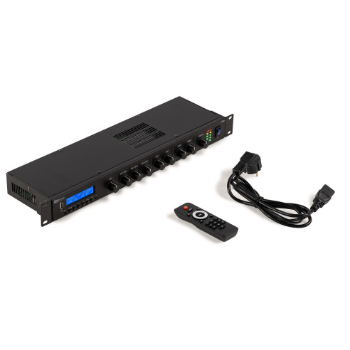 Power Dynamics PDC90 Reproductor multimedia con amplificador DAB, Bluetooth, USB y MP3