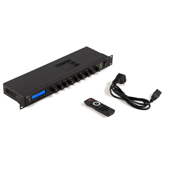 Power Dynamics PDC90 Reproductor multimedia con amplificador DAB, Bluetooth, USB y MP3