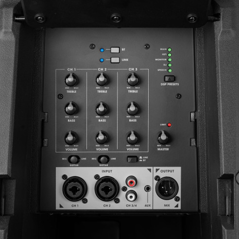 Vonyx VX820 Sistema de PA Line Array con Bluetooth, 400W