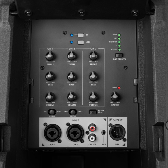 Vonyx VX820 Sistema de PA Line Array con Bluetooth, 400W