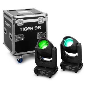 BeamZ TIGER 9R Cabeza Móvil con LED de 260W, 2u con Flightcase 2