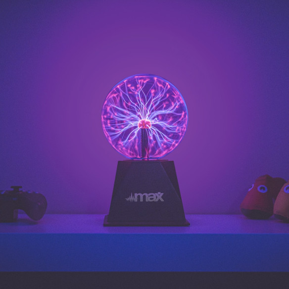 Max PLB10 Bola de Plasma 12.5CM efecto de luz