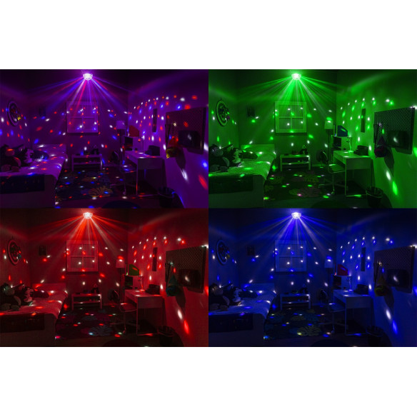 BeamZ JB60R Jelly Ball DMX LED 6 colores efecto de luz