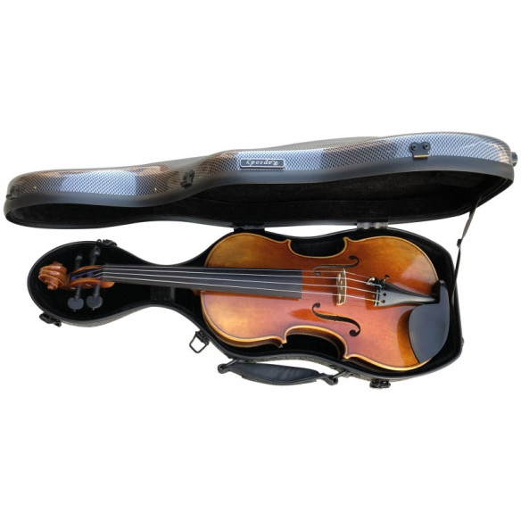 Rapsody Estuche Violín Rocket Cabina 4/4 Negro