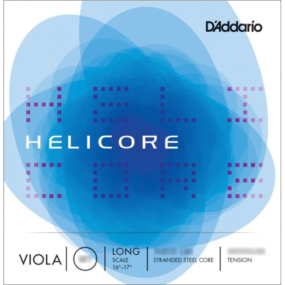 Juego de cuerdas para Viola de 15" D'Addario Helicore H410LH de tensión alta y escala larga.