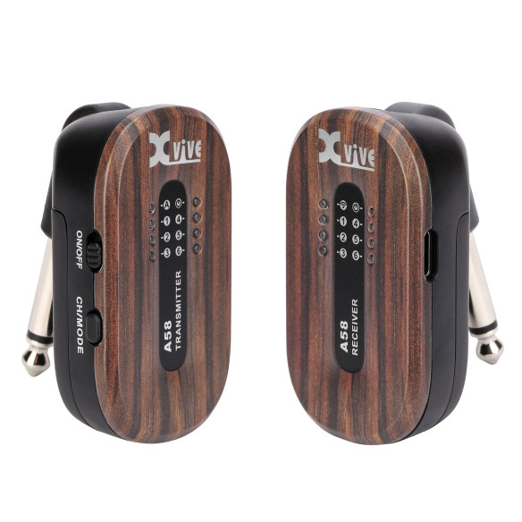 Xvive A58 Sistema Inalámbrico para guitarra, palisandro