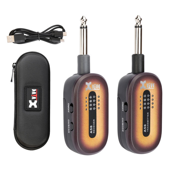 Xvive A58 Sistema Inalámbrico para guitarra, sunburst