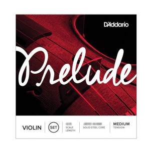 Juego de cuerdas para violín D´Addario PRELUDE J810 3/4 de tensión media.