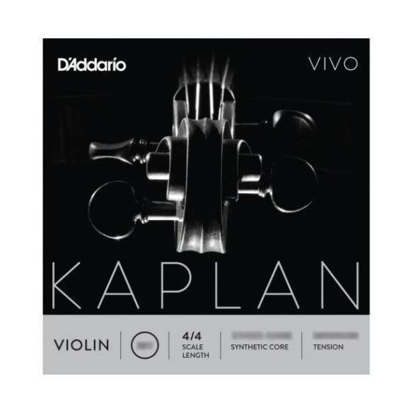 Juego de cuerdas para violín D´Addario Kaplan Vivo KV310 4/4 Heavy de tensión fuerte. Juego de cuerdas para violín D´Addario Kaplan Vivo KV310 4/4 Heavy de tensión fuerte.