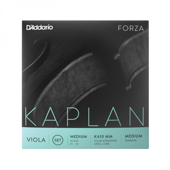 cuerdas Viola 16" - 17" d'Addario Kaplan K410 LM med escala larga