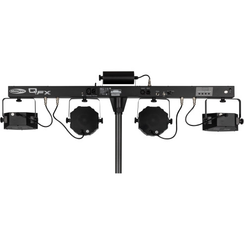 SHOWTEC QFX .Juego de iluminación compacto con múltiples efectos, discoteca movil, Djs.