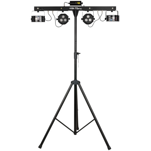 SHOWTEC QFX .Juego de iluminación compacto con múltiples efectos, discoteca movil, Djs.