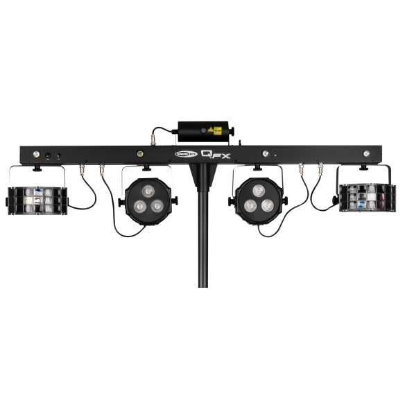 SHOWTEC QFX .Juego de iluminación compacto con múltiples efectos, discoteca movil, Djs. SHOWTEC QFX .Juego de iluminación compacto con múltiples efectos, discoteca movil, Djs.