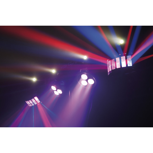 SHOWTEC QFX .Juego de iluminación compacto con múltiples efectos, discoteca movil, Djs. SHOWTEC QFX .Juego de iluminación compacto con múltiples efectos, discoteca movil, Djs.