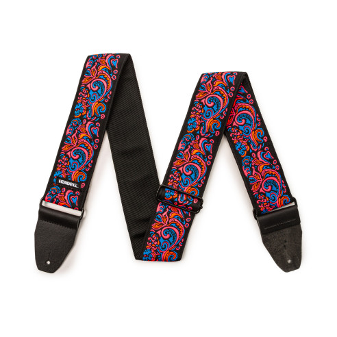 Dunlop JH-27 Correa Guitarra/Bajo Jimi Hendrix Blacklight Love Drops Pink