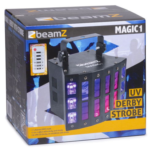 BeamZ MAGIC 1 Efecto Discoteca Derby y strobo