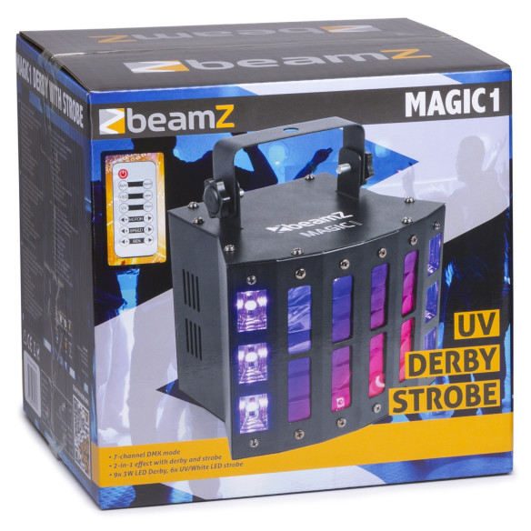 BeamZ MAGIC 1 Efecto Discoteca Derby y strobo