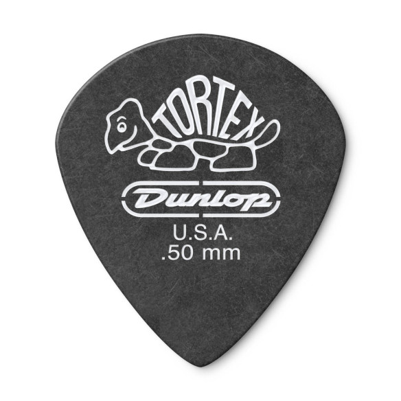 Dunlop 482P-050 Bolsa 12 Púas Tortex Pitch Black Jazz III 0.50mm