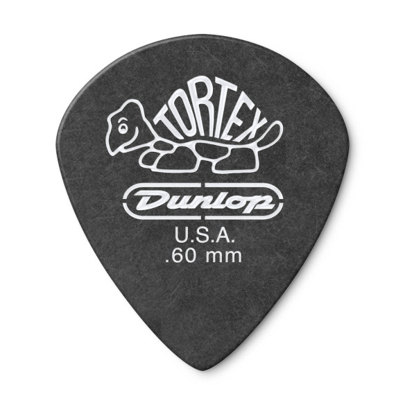 Dunlop 482P-060 Bolsa 12 Púas Tortex Pitch Black Jazz III 0.60mm