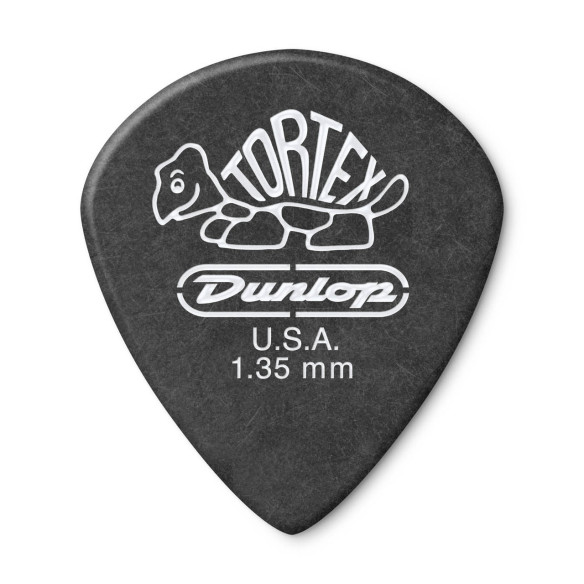 Dunlop 482P-135 Bolsa 12 Púas Tortex Pitch Black Jazz III 1.35mm