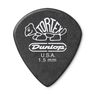 Dunlop 482P-150 Bolsa 12 Púas Tortex Pitch Black Jazz III 1.50mm