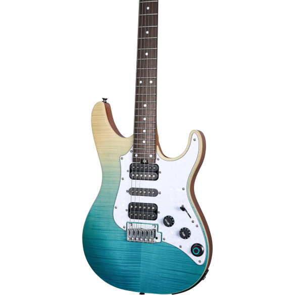 Mooer SL810 BLUE BURST Guitarra Eléctrica con multiefectos y BT