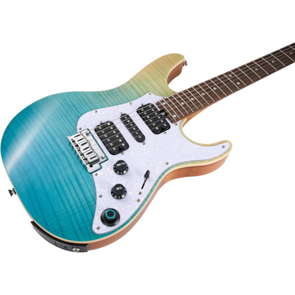 Mooer SL810 BLUE BURST Guitarra Eléctrica con multiefectos y BT