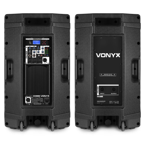 VONYX VSS120S Conjunto de 2 Altavoces Autoamplificados 800 Watts.