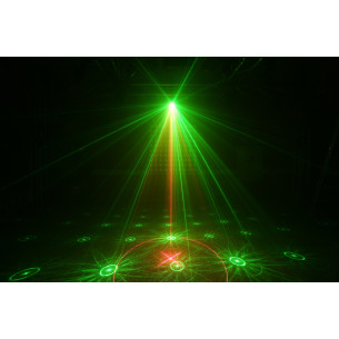 SURTUR II Doble Laser RG Gobo DMX 2