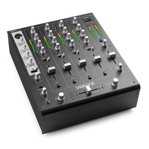 Vonyx STM7010 Mezclador DJ 4 canales USB Discoteca
